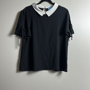 CeCe collared top